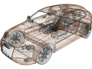 Audi S3 3D Model