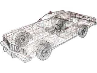 Ford Gran Torino 3D Model
