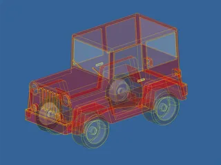 Jeep Toy 3D Model