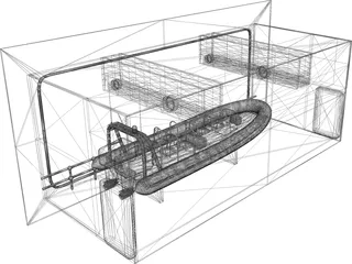 Arctic 24 on Interior Ship Mount 3D Model