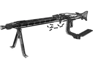 MG 42 3D Model