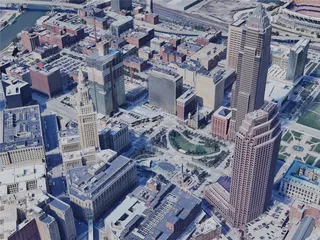 Cleveland City, USA (2023) 3D Model