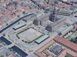 Copenhagen City, Denmark (2023) 3D Model