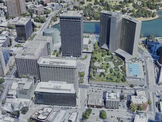 Oakland City, USA (2022) 3D Model