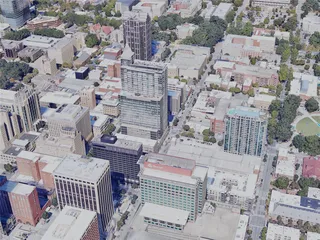 Raleigh City, USA (2023) 3D Model