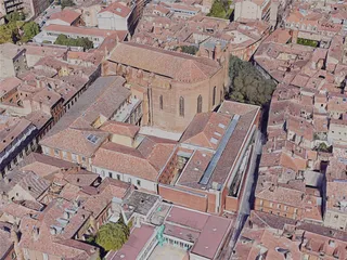 Toulouse City, France (2022) 3D Model