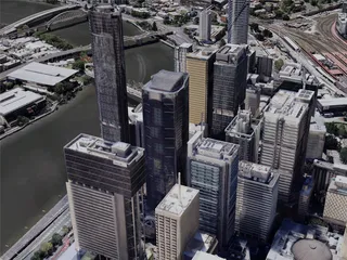 Brisbane City, Australia (2021) 3D Model