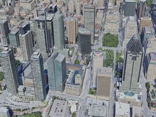 Montreal City, Canada (2022) 3D Model