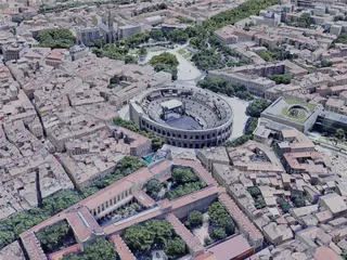 Nimes City, France (2022) 3D Model