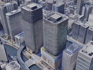 Osaka City, Japan (2021) 3D Model