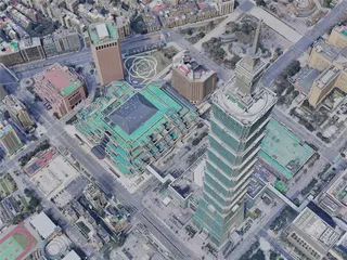 Taipei City, Taiwan (2023) 3D Model