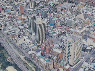 Taoyuan City, Taiwan (2023) 3D Model