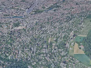 Zurich City, Switzerland (2023) 3D Model