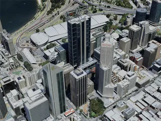 Perth City, Australia (2022) 3D Model