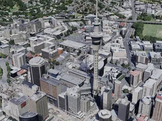 Auckland City, New Zealand (2022) 3D Model