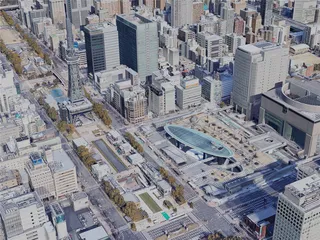 Nagoya City, Japan (2023) 3D Model