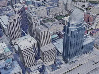 Cincinnati City, USA (2023) 3D Model