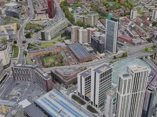 Leeds City, UK (2023) 3D Model