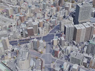 Hiroshima City, Japan (2023) 3D Model