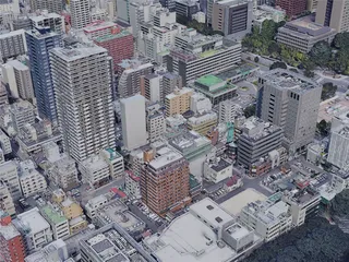 Sendai City, Japan (2022) 3D Model