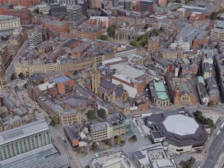 Sheffield City, UK (2022) 3D Model