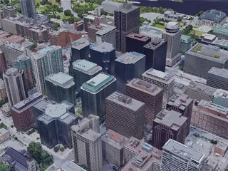 Ottawa City, Canada (2023) 3D Model