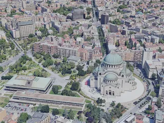 Belgrade City, Serbia (2023) 3D Model