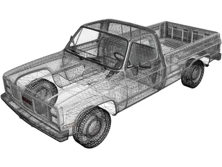 GMC Sierra (1985) 3D Model