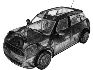 Mini Countryman (2011) 3D Model