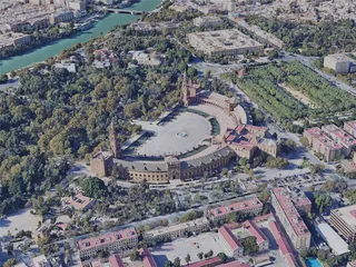 Seville City, Spain (2022) 3D Model