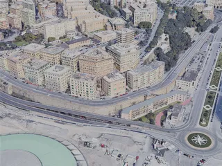 Genoa (Genova) City, Italy (2022) 3D Model