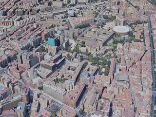 Zaragoza City, Spain (2022) 3D Model