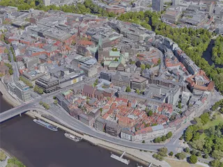 Bremen City, Germany (2022) 3D Model