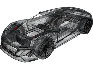 Audi PB 18 e-tron (2018) 3D Model