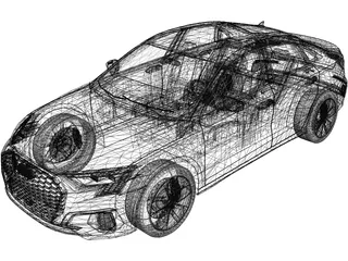 Audi A3 Sedan (2021) 3D Model