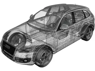 Audi Q5 (2009) 3D Model