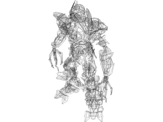 Transformers Movie Megatron 3D Model