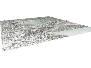 Tampa City 3D Model