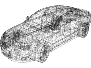 Audi RS4 3D Model