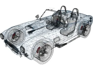 Shelby Cobra GT 3D Model