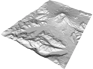 Mount St.Helens 3D Model