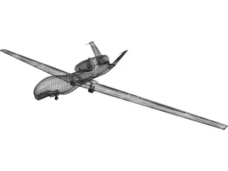 Northrop Grumman RQ-4 Global Hawk 3D Model