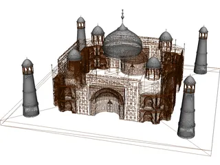 Taj Mahal 3D Model