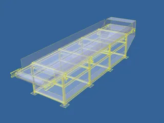 Conveyor Belt 5m 3D Model