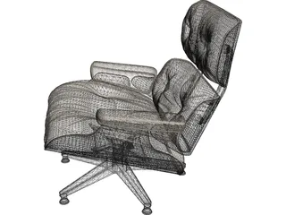 Leather Seat 3D Model