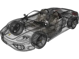 Ferrari 360 Spider 3D Model