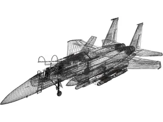 F-15 Hornet 3D Model