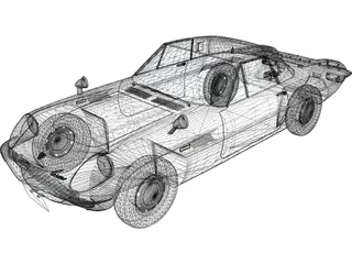 Mazda Cosmo Sport (1968) 3D Model