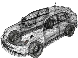 Toyota Harrier Hybrid [Lexus RX] 3D Model