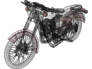 Harley-Davidson Motorcycle 3D Model